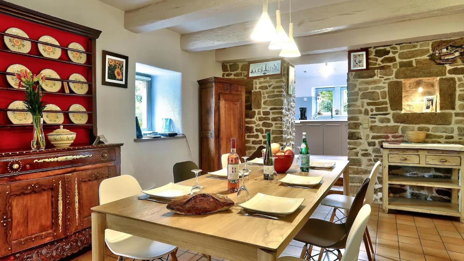 Cosy Holiday Home In Huelgoat With Terrace, Cleaning Included